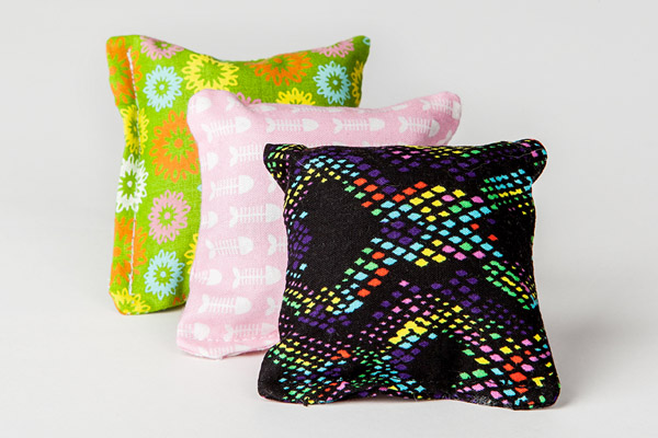 Handmade catnip toys